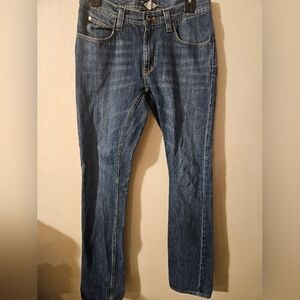 Dravus Mens Slim Fit Blue Jeans Size 30